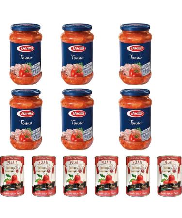 Italian Gourmet E.R. Barilla Tuna Sauce Lot of 6 boxes of Tomato Sauce with Tuna 400 g + Italian Gourmet 100% Italian 6 boxes of 400 g