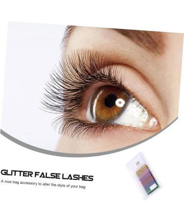 FOMIYES 30 Pairs Glitter False Eyelashes Lash Extension Eyelashes with Color Cosmetic Lashes Color Lashes Strips Colored Lash Long Fake Eyelashes Party Eyelashes Cosplay Set Fiber - Buy Online on GoSupps.com