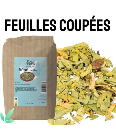 FLORALPINA Senna Coupe leaves origin India natural laxative promotes intestinal transit and cleansing of the colon detox herbal tea packed in France RUE DES PLANTES 500 grams - Buy Online on GoSupps.com