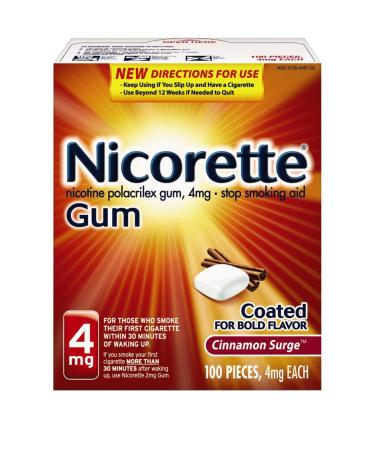 NICORETTE Gum 4 MG KIT CINNAMN 100