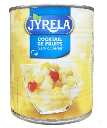 Fruit Cocktail - Fruit Salads 840g/Box - Pack of 1, 2, 3, 6 and 12 Boxes - Free Delivery France - Shipping from