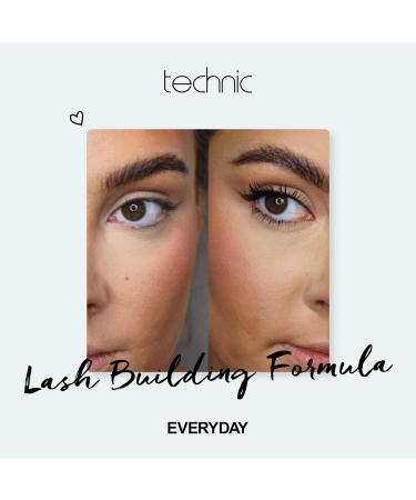 Technic Intense Lash Mascara - Rich Black, Vegan Formula with Jojoba Oil & Vitamin E - 10ml - Buy Online on GoSupps.com