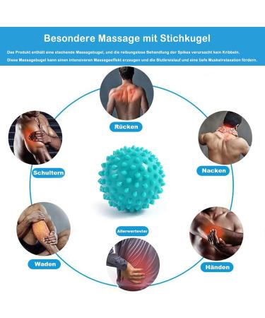 XINGFUDM 4-Piece Massage Ball Set for Muscle Relief | Fascia Balls & Rollers with Storage Bag - Buy Online on GoSupps.com