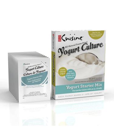 Euro Cuisine RI1020 All Natural Yogurt Culture Starter 10 x 3g Packets - 1 Pack - Buy Online on GoSupps.com