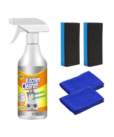 60 Ml LQLQ Clean Up Kitchen Oil Stains LQLQ Kitchen Cleaner LQLQ Clean Kitchen Oil Stains All-Purpose Kitchen Pots and Pan Cleaner Pot Cleaner for Bottom of Pans (1 Pc)