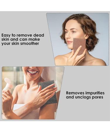 WLLHYF 2 Pcs African Exfoliating Net Shower Wash Cloth Set - Deep Clean Body Scrubbers for Spa Massage - Black Coffee Color - Ideal for Women and Men - Buy Online on GoSupps.com
