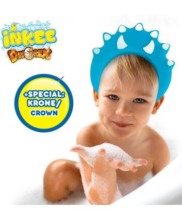 Inkee Gift Box Dino | Children s Bathing Set - 7 Bath Additives Dinosaur Bath Balls & Avocado Oil Swimming Salt | Perfect Kids Gift - Buy Online on GoSupps.com