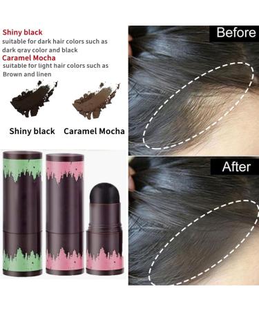 Hairline Contouring Shadow Powder Waterproof Hair Filler Powder for Women Natural Shade Hairline Powder Hairline Shadow Powder Stick Waterproof Hairline Filling Contour Powder Stick (2PCS-Black Brown) - Buy Online on GoSupps.com