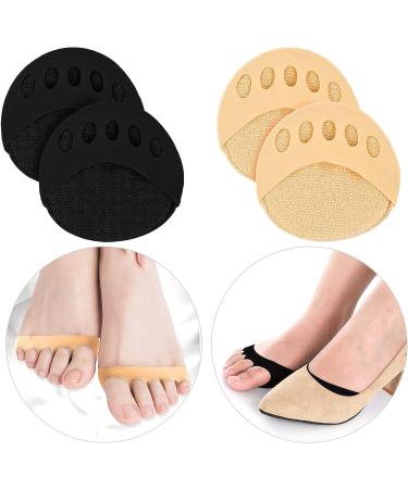 2 Pair Honeycomb Forefoot Pads - Metatarsal & Ball of Foot Cushions for Pain Relief | Non-Slip & Reusable | Sweat Prevention | Women Men Unisex | Various Shoe Types - Buy Online on GoSupps.com