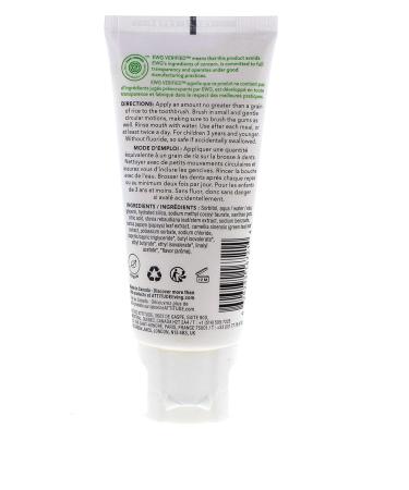 Attitude Baby and Child Fluoride-Free Training Toothpaste Naturally Derived Ingredients Vegan EWG Verified Strawberry 2.6 Oz (Pack of 2) 2.6 Ounce (Pack of 2) - Buy Online on GoSupps.com