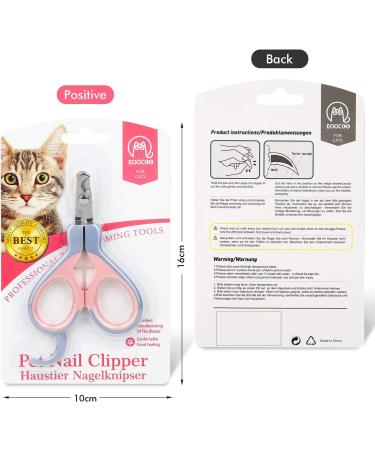 EooCoo Pets Nail Clippers with Safety Lock - S Pink+Purple - Buy Online on GoSupps.com
