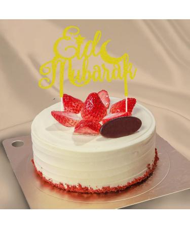 ALLY-MAGIC Eid Mubarak Cake Topper Mubarak Eid Cake Topper Eid Cake Decorations Crescent Moon Star Eid Baking Decorations for Eid Party Islam Cake Decorations Y4-KZJDGZS - Buy Online on GoSupps.com