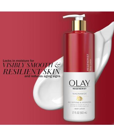 Olay Age Defying & Hydrating Body Lotion for Women with Niacinamide 17 fl oz - Pack of 4 - Buy Online on GoSupps.com