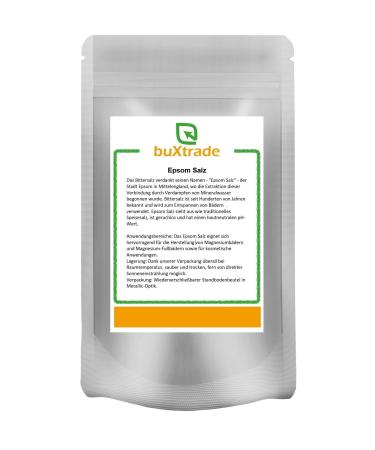 2x1 kg | Epsom salt | Epsom salts | Magnesium sulfate | Pharmaceutical quality | Buxtrade