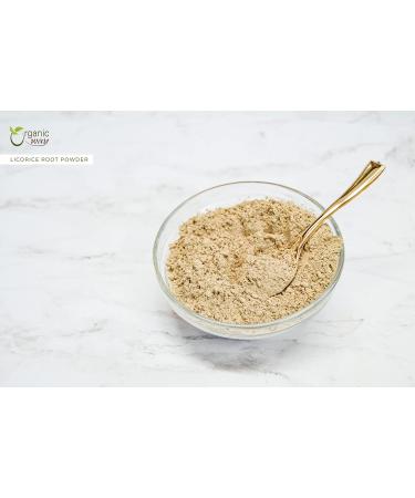 Organic Way Licorice Root Powder (Glycyrrhiza Glabra) - Herbal Tea | Kosher & USDA Certified | Vegan Non-GMO & Gluten Free | Tested for Heavy Metal and Purity | 100% Raw from India (1LBS / 16Oz) 16 Ounce (Pack of 1) - Buy Online on GoSupps.com