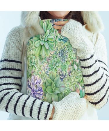Succulent Heat Bottle with Fluffy Cover | 2L Hot Water Bottles for Kids & Adults | Cozy Nights & Pain Relief - Buy Online on GoSupps.com