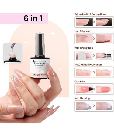 VENALISA Bulider Gel Quick Construction Base Gel Strengthener Gel Nail Polish Nude Pink Natural Color Poly Gel for Broken Nails Repair Nails QC05 - Buy Online on GoSupps.com