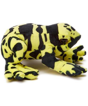 Zappi Co 100% Recycled Plush Poison Dart Frog Yellow/Black Toy - 15cm Eco-Friendly Stuffed Animal for Newborns - Buy Online on GoSupps.com