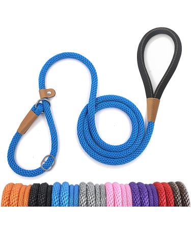 lynxking tow lines for dogs dog linen stone ryer liner for small medium-sized large dogs (blue train stop-0.9cm x 180cm) Train stop-0.9cm x 180cm blue