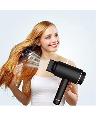 Foldable Cordless Hair Dryer Built-in 5000mAh Battery Rechargeable Blow Dryer Portable Travel Hair Dryers for Women/Kids Outdoor Camping Beaches Pleasant63