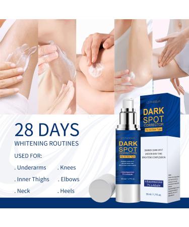 Le'phoqua Dark Spot Remover Cream 1.7 Fl Oz - SPF 30 for Face & Body | Fade Blemish & Hyperpigmentation | All Skin Types - Buy Online on GoSupps.com