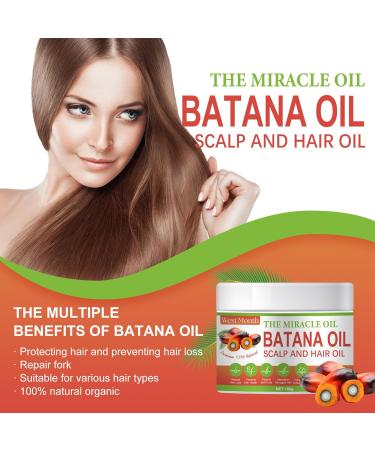 Batana Oil for Hair Growth Raw Batana Oil 100% Batana Oil Organic from Honduras Repairs and Moisturizes Dry Damaged Hair & Scalp Reduces Hair Loss Hair Mask Oil Treatment for All Hair Types (100g) - Buy Online on GoSupps.com