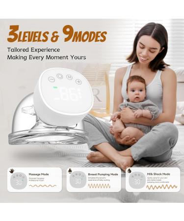 Electrical Milk Pump - Portable & Hands-Free with 3 Modes 9 Levels & LCD Display - Comfort & Convenience for Adults - Buy Online on GoSupps.com