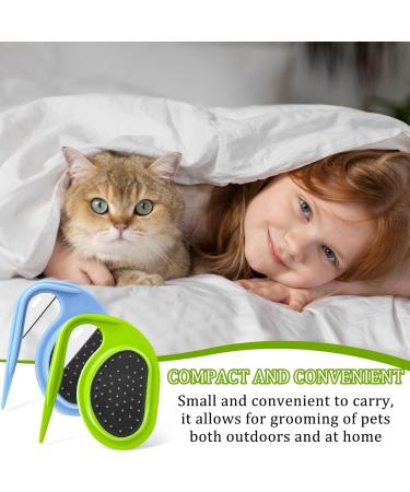2 Pieces Pet Knotting Comb Set for Cats & Dogs | Knot Remover De-Shedding Tool Hair Removal Comb - Buy Online on GoSupps.com