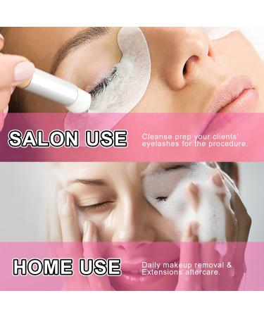 TDANCE Eyelash Extension Cleanser & Brush 60ml | Unscented Shampoo for Extensions & Natural Lashes | Oil Paraben Sulfate Free | Professional & Home Use - Buy Online on GoSupps.com