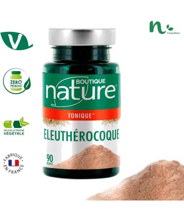 Boutique Nature - Food Supplement - Eleutherococcus - 90 Vegetable Capsules - Promotes the vital energy of the organism - Buy Online on GoSupps.com
