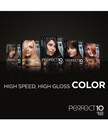 Clairol Perfect 10 Permanent Hair Dye 4R Dark Auburn - Pack of 1 - Buy Online on GoSupps.com