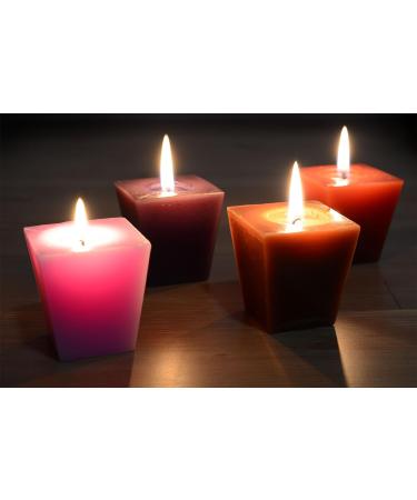 All2shop Scented Votive Candles Set - 18 Pure Fragrances for Relaxation & Aromatherapy - Buy Online on GoSupps.com