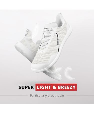 Giesswein Barefoot Men: Merino Wool Trail Shoes Outdoor Sneakers for Men - Size 40 EU Arctic White - Buy Online on GoSupps.com