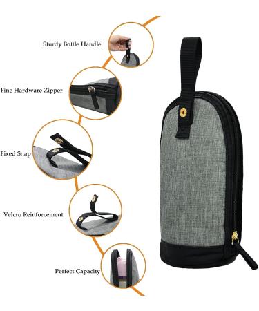 JOFOL BABE-Bottle Bag Breastmilk Cooler Bag - Insulated Travel Baby Bottle Cooler for Daycare (Gray Standard) - Buy Online on GoSupps.com