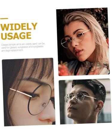Ultechnovo Ros gold Schnapps Glasses - 10 Pairs of Spare Parts for Men & Women Sunglasses | Durable 14x4cm Brakes & Legs - Buy Online on GoSupps.com