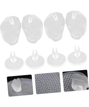 HEALEEP 4 Pairs Clear Silicone Gel Toe Post Pads - Toe Protectors for Big Toe Sandals - Buy Online on GoSupps.com