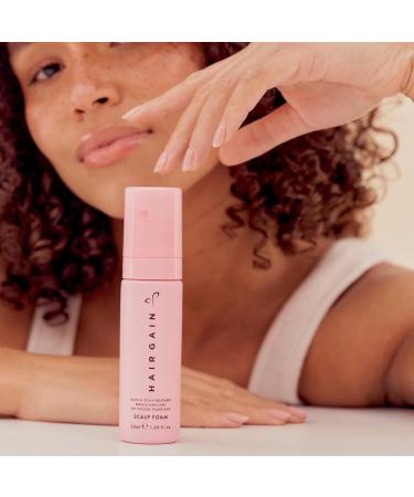 Hair Gain Scalp Foam: Vegan Exfoliating Treatment for Fuller Thicker Hair | Sulphate-Free Gluten-Free Halal | Reduces Oily Scalp and Hair Flakes | Reduce Hair Shed | 50ml - Buy Online on GoSupps.com