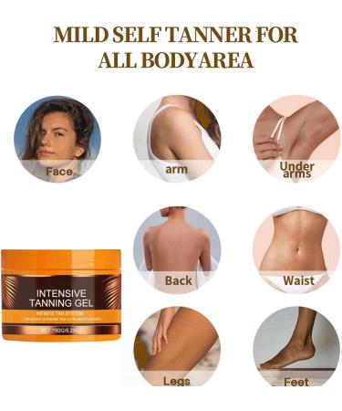 Intensive Tanning Gel Body Shimmer-Oil Natural Tanning Accelerator Cream Gel Gl-itter Body Lotion Accelerator Cream Brown Tanning Gel Tanning Gel Sunbed Gel Brown Tanning Cream Bronzing Serum - Buy Online on GoSupps.com