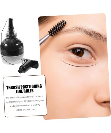 Didiseaon 2pcs string Eye M Linem Black Brow Women Line Mapping Drawing Eyebrow Ruler Positioning Pre- - Buy Online on GoSupps.com