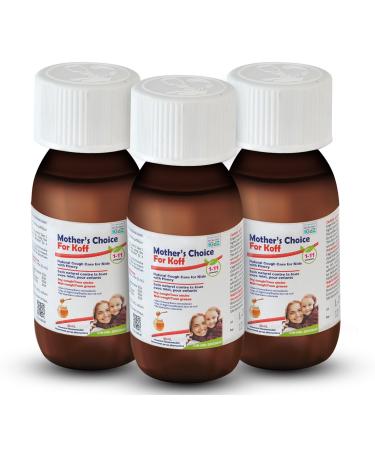 Mother s Choice for Koff for Dry and Wet Cough Natural Cough Care for Kids with Honey 60 ml (3 Pack)