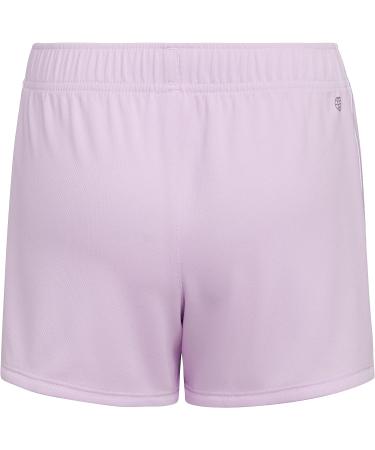 adidas Girls' Aeroready 3-Stripe Pacer Mesh Short 14 - Purple Tint - Buy Online on GoSupps.com