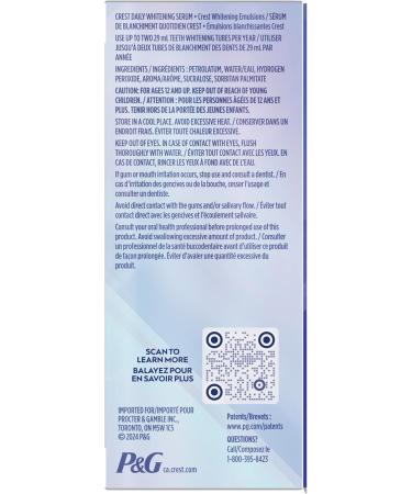 Crest Whitening Emulsions with Wand Applicator Leave-On Teeth Whitening Kit 29 mL 29 mL Treatment + Applicator - Buy Online on GoSupps.com