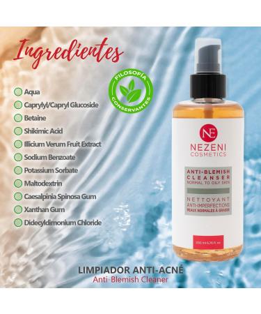  NE NEZENI Nezeni Acne Cleanser with AC Shikimic 200 ml Preservative BASS 2 Years Closed Validity - Buy Online on GoSupps.com