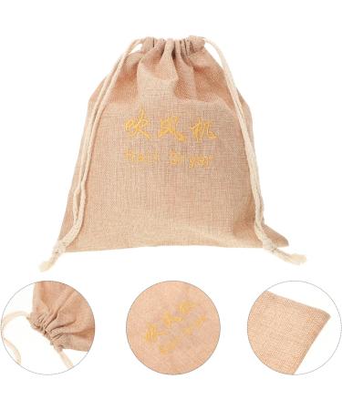 DRESSOOS Hair Dryer Storage Bag Hairdryer Pouch Blow Dryer Organizers Drawstring Storage Bags Fabric - Buy Online on GoSupps.com