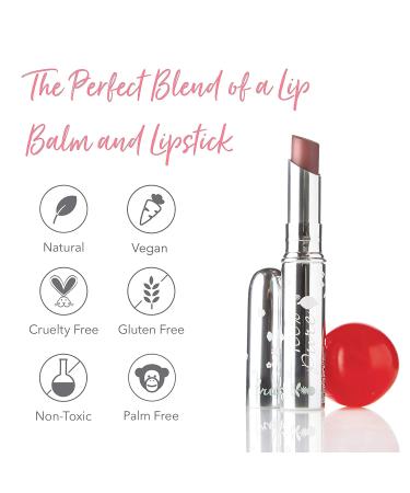 100% PURE Lip Glaze Sultry Tinted Lip Balm with Cocoa Butter & Vitamin E - Natural Lip Moisturizer (Warm Peach Brown Color) - 0.088 oz - Buy Online on GoSupps.com