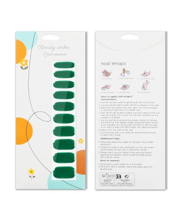 JMEOWIO Green Nail Foil Gel - Self-Adhesive Nail Stickers for Stunning Nail Designs | International Shipping - Buy Online on GoSupps.com
