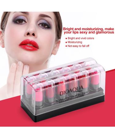 ANGGREK Lipstick - Moisturizing Waterproof Matte Lipgloss | Long Lasting 12 Colors - International Shipping Available - Buy Online on GoSupps.com