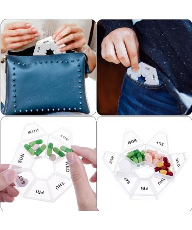 Shop WLLHYF 7-Day Portable Pill Organizer | Daily Vitamin Holder & Travel Medicine Planner - Buy Online on GoSupps.com
