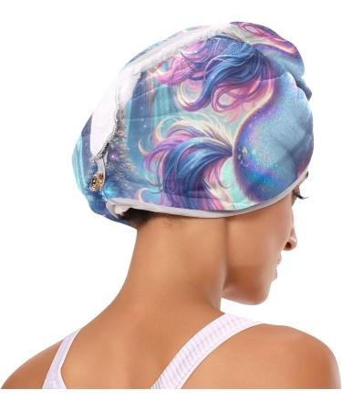 Buy Super Absorbent Unicorn Hair Towel 2 Pack | Quick Dry & Cute Turbans for Women & Girls - International Shipping Available - Buy Online on GoSupps.com