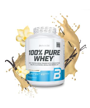 Biotech USA 100% Pure Whey 2270g Bourbon Vanilla Bourbon Vanilla 5 Pound (Pack of 1)